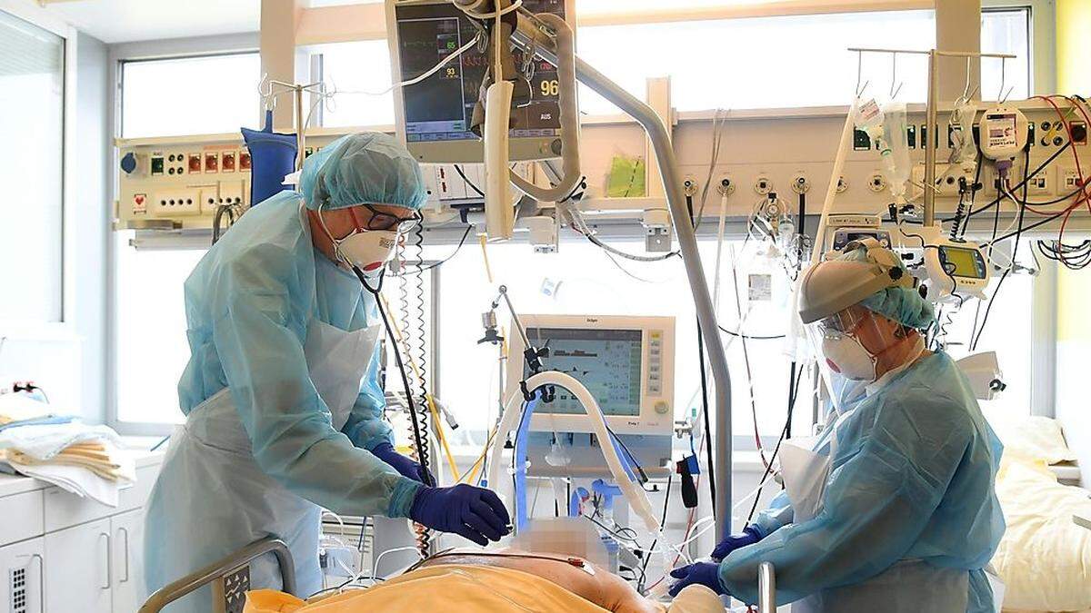40 Intensivbetten müssen in Kärnten für Corona-Patienten reserviert werden. 33 sind derzeit belegt