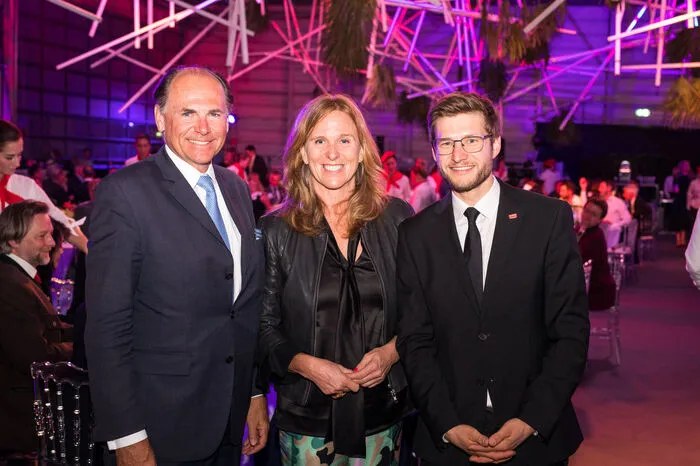 Flughafen-Aufsichtsrats-Chef Peter Malanik, Springer Reisen-Lady Andrea Springer-Brennacher und Kleine Zeitung-Marketing-Chef Christoph Wallner