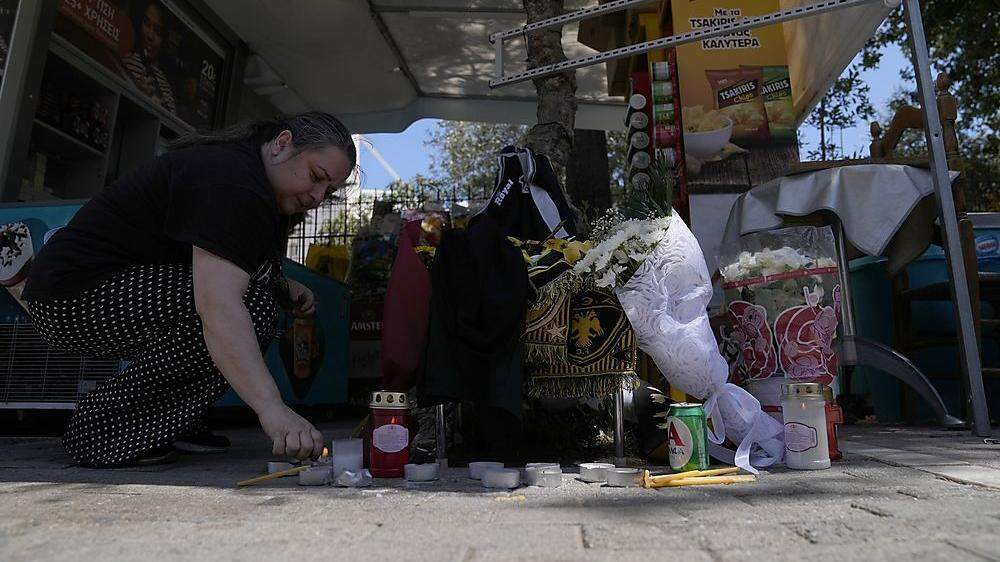 In Athen trauert man um den verstorbenen 22-Jährigen