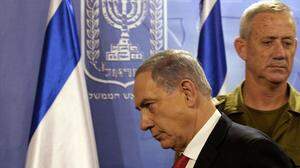 Benny Gantz (rechts) will Benjamin Netanjahu entthronen