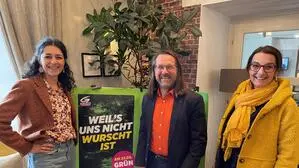 Sandra Krautwaschl, Kurt Tanner (Judenburg) und Elisabeth Edlinger-Pammer (Neumarkt)