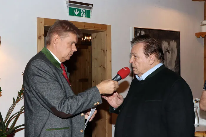 Carl Hannes Planton im Radiointerview mit dem Kärntner Brauchtumdexperten Wolfgang Lattacher.