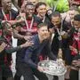 Nach der Meisterschaft will Leverkusen auch im Europacup triumphieren.