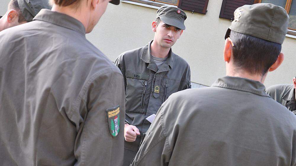 Christian Rath (29) ist Kommandant der Jägerkompanie Deutschlandsberg
