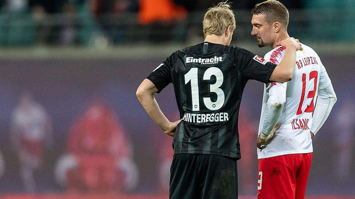 Jetzt auch in Frankfurt Teamkollegen: Martin Hinteregger und Stefan Ilsanker