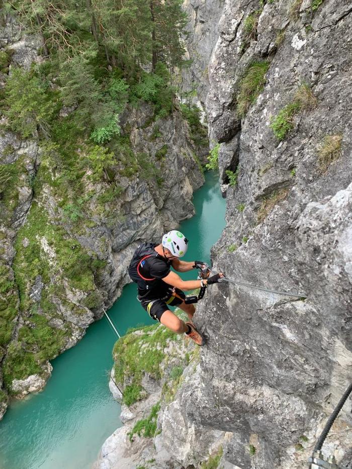 In der Galitzenklamm hat die Cliffhanger-Filmcrew drei Tage lang gedreht