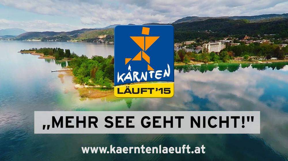 "Mehr See geht nicht" - das neue Motto für Kärnten Läuft 2015