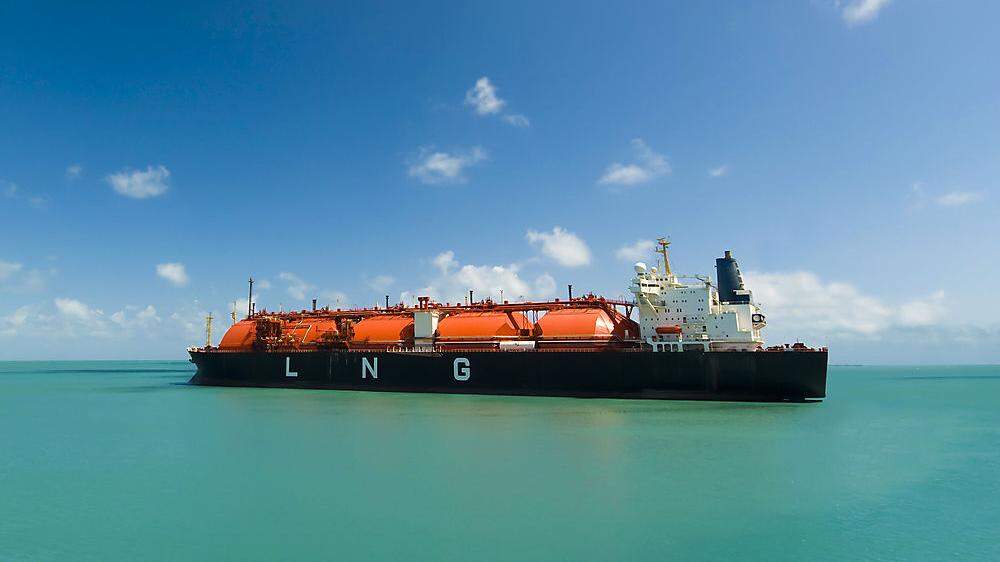 Flüssiggas wird in Schiffen transportiert