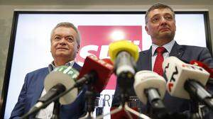 Vorläufig als SPÖ-Doppelgespann unterwegs: Anton Lang und Jörg Leichtfried