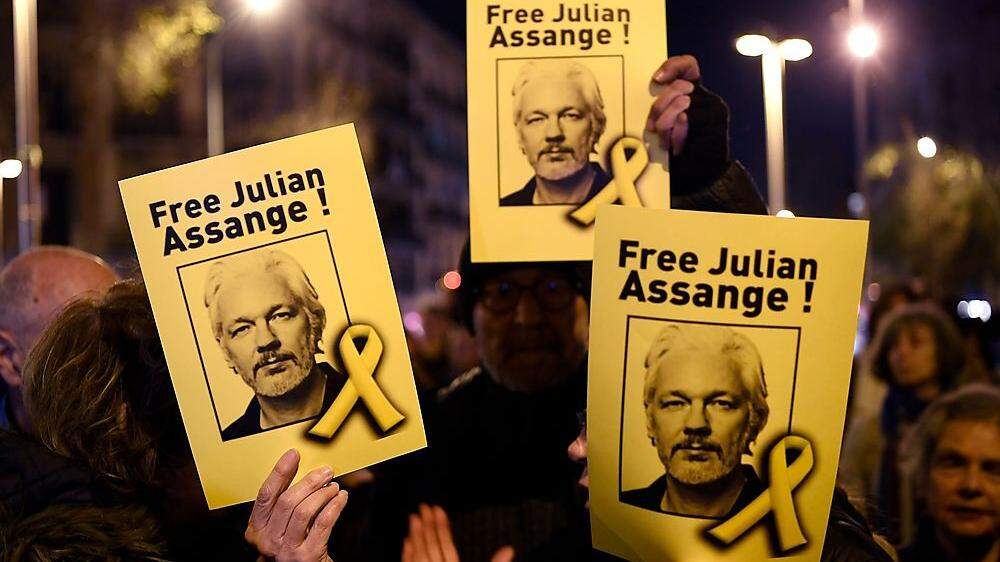 Aktivisten plädieren seit langem für die Freilassung Assanges