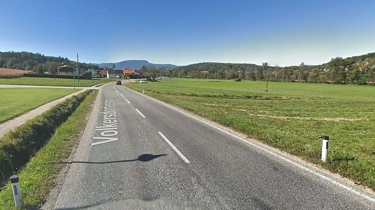 Auf der L364 Volkersdorferstraße in Eggersdorf kam es zum schweren Unfall