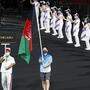 Die Afghanische Flagge wurde bei den Paralympics von einem Freiwilligen getragen, da die beiden Athleten nicht teilnehmen konnten