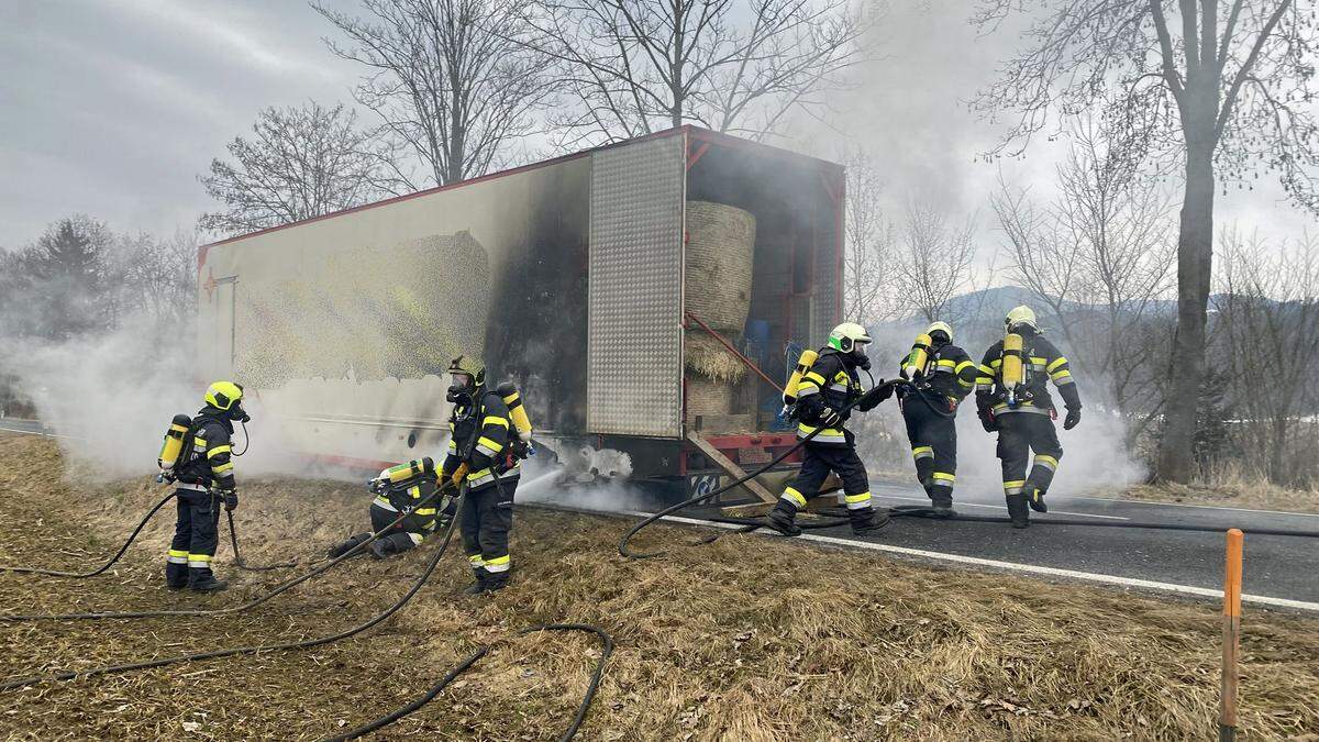 Einsatz mit schwerem Atemschutz