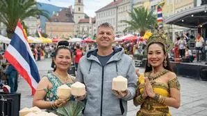 Demnächst wird am Hauptplatz von Leoben ein solches Thai-Festival stattfinden