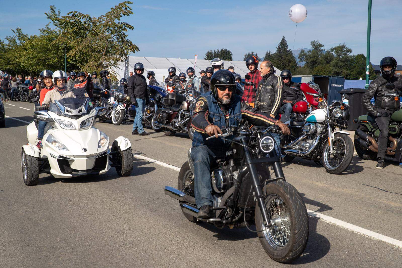 Bei der Parade werden 25.000 Motorräder erwartet