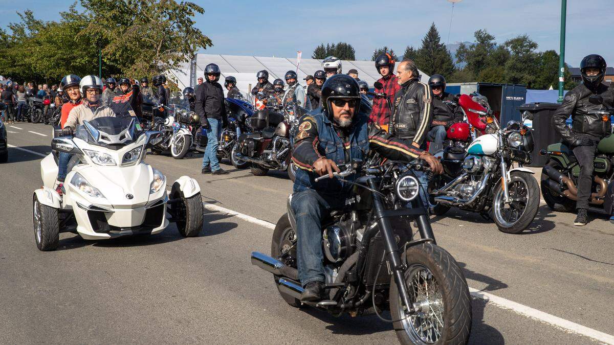Bei der Parade werden 25.000 Motorräder erwartet