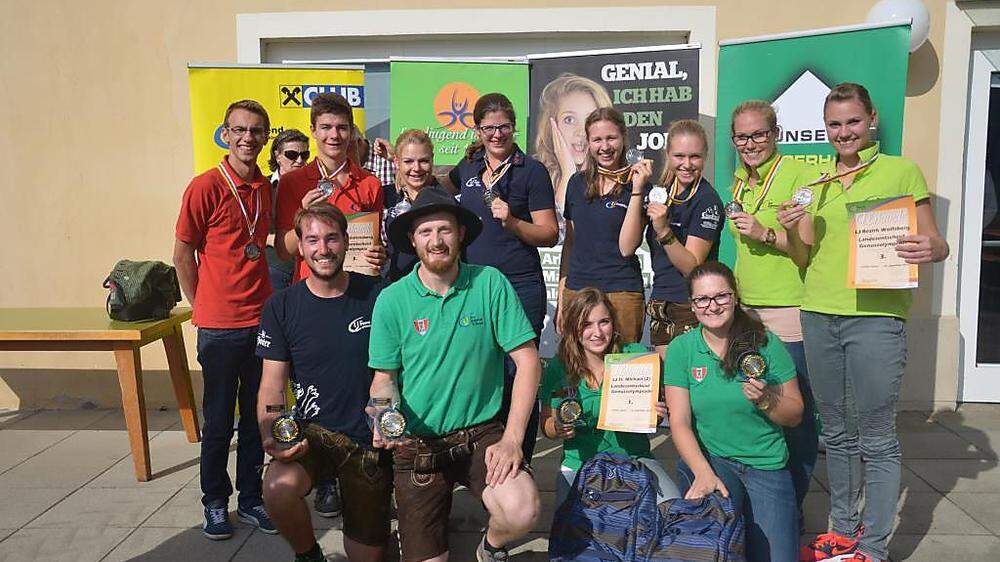 Die Siegerteams, die sich für den Bundesentscheid 2016 in der Steiermark qualifiziert haben