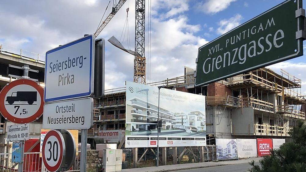Die Grenzen zwischen Seiersberg-Pirka und Graz ändern sich - auch in der Grenzgasse