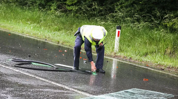 Unfallursache regennasse Fahrbahn