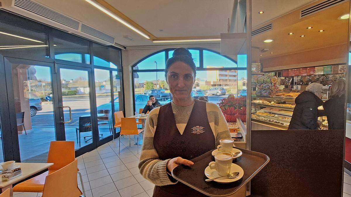 Trudie De Simon vom Café Kennedy in San Daniele del Friuli 