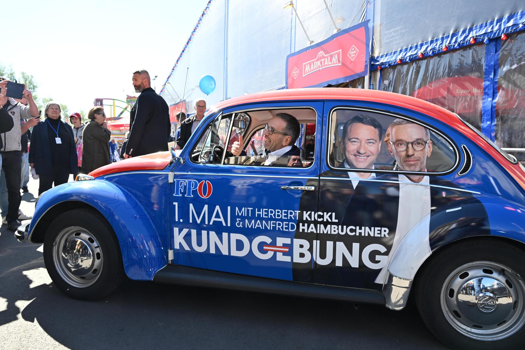 Maiaufmarsch der SPÖ in Wien, Kickl setzt in Linz den Kontrapunkt