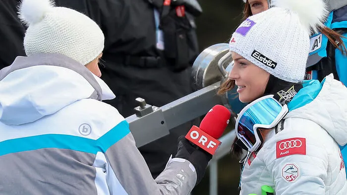 Anna Veith im Gespräch mit dem ORF
