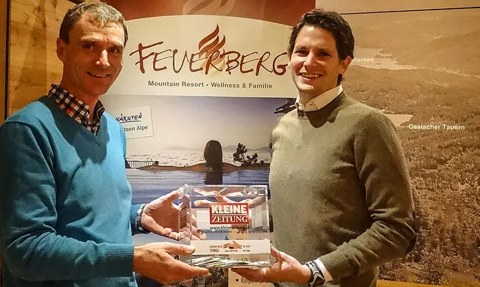 Feuerberg-Geschäftsführer Erwin Berger (links) und Villach-Ressortleiter Thomas Cik