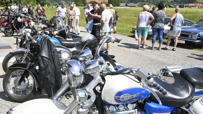 Interessante Motorräder sind ein fixer Bestandteil beim Oldtimertreffen in Rothenthurn.