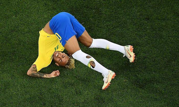 Neymar wurde zehnmal von den Schweizern gefoult