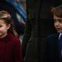 Prinzessin Charlotte of Wales und ihr Bruder Prinz George