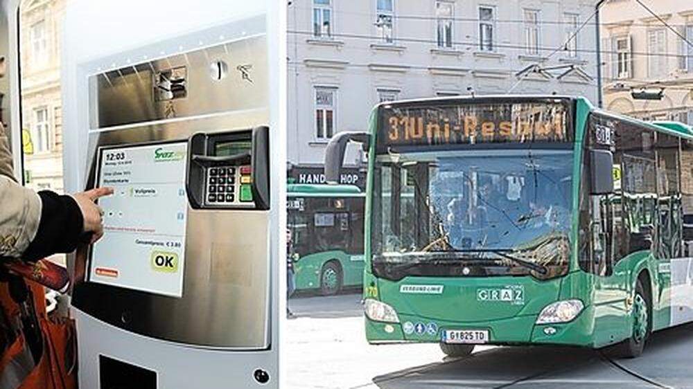 Seit 2010 gibt es Ticketautomaten in der Variobahn, noch heuer sollen sie auch in Bussen installiert werden