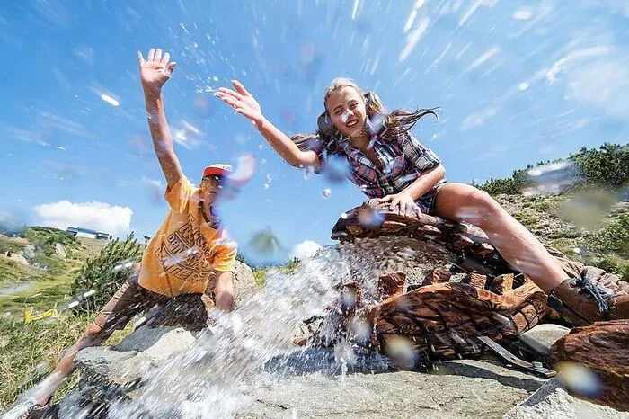 Für die Kleinen gibt's unter anderem den 1,5 Kilometer langen AquaTrail "BergWasser".
