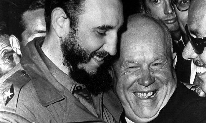 Chruschtschow, hier mit Fidel Castro 
