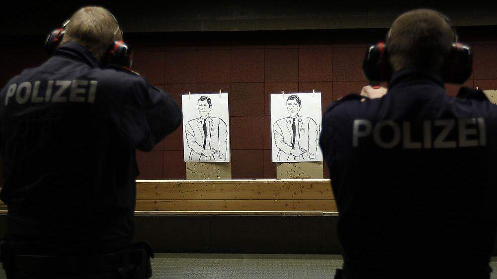 Schießtraining bei der Polizei (Sujet)