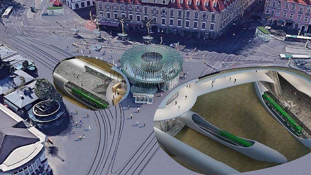 Die U-Bahn-Pläne für Graz