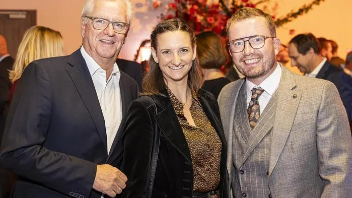 Klaus Graf, Livia Graf-Bechler und Pierre Bechler bei der Primus-