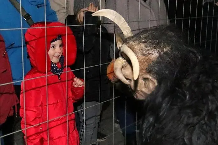 Klicken Sie sich durch die Fotos vom Krampuslauf in Rosental.