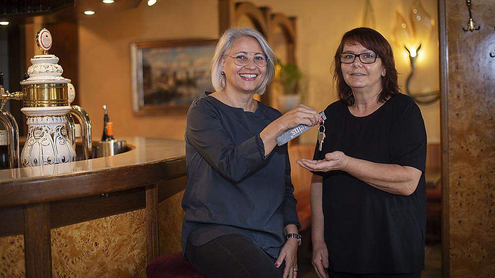 Isolde Trauntschnig übergibt ihren Familienbetrieb – das Café-Restaurant Annemarie – an Kleeblatt-Chefin Karin Isopp
