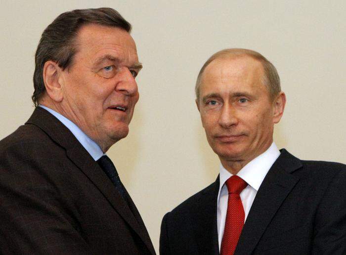 Vertraute: Schröder und Putin auf einer Aufnahme von 2005