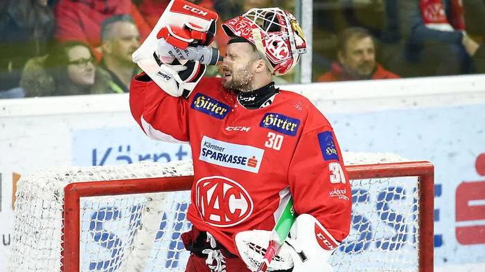 Zieht Graz den Nerv: KAC-Keeper Lars Haugen