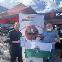 Joachim Krainer-Hiebaum und Karl Krainer gewannen in der Kategorie „Schwein“ in Köln bei einem europäischen Grillwettbewerb