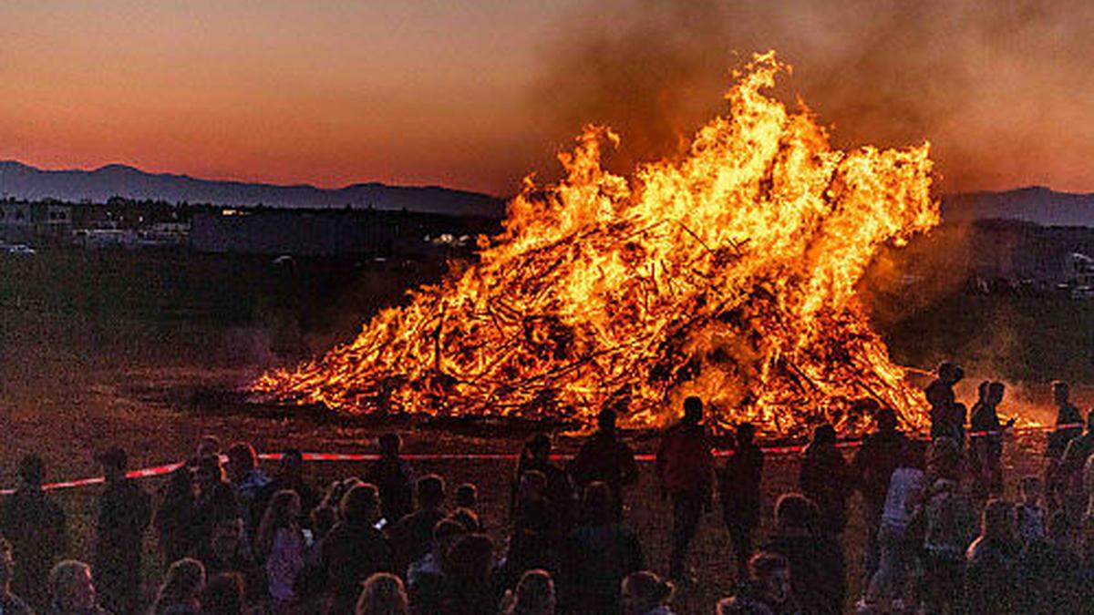 Bereits vergangenes Jahr verhinderte die Pandemie viele Osterfeuer