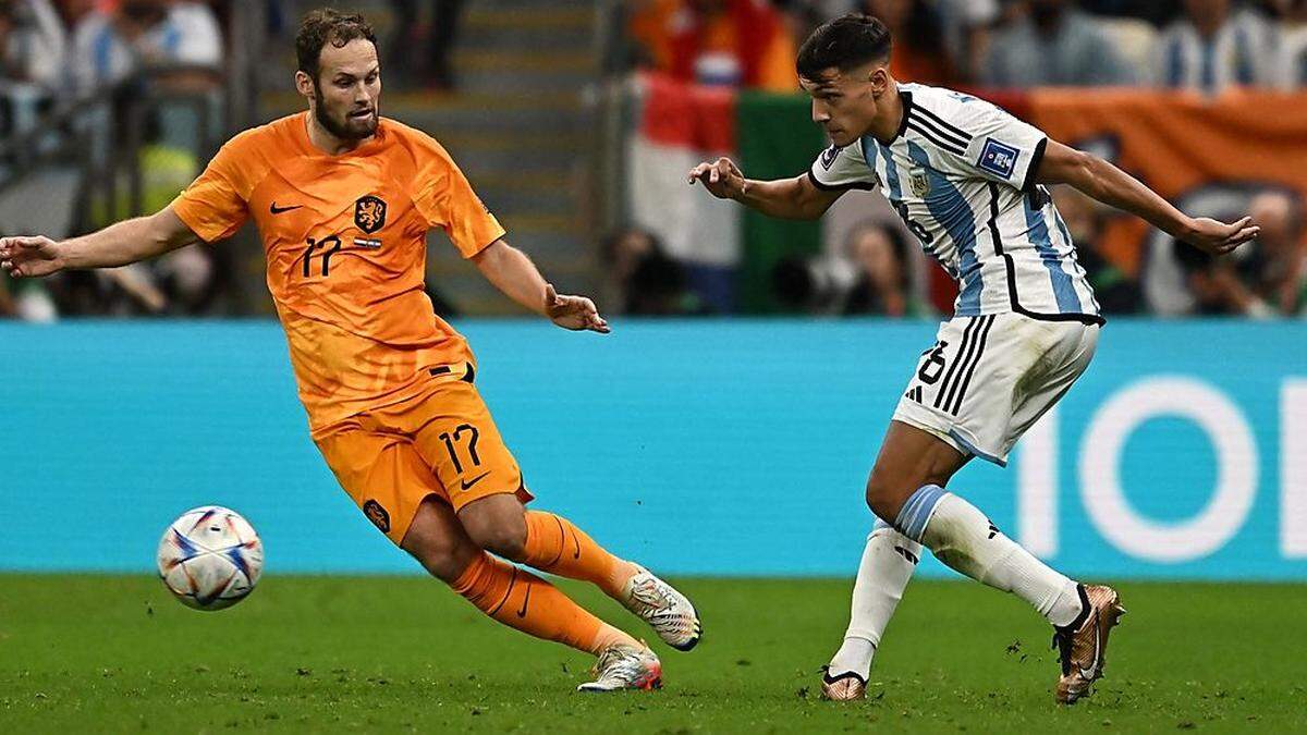 Daley Blind und seine Niederländer scheiterten bei der WM am späteren Weltmeister Argentinien 