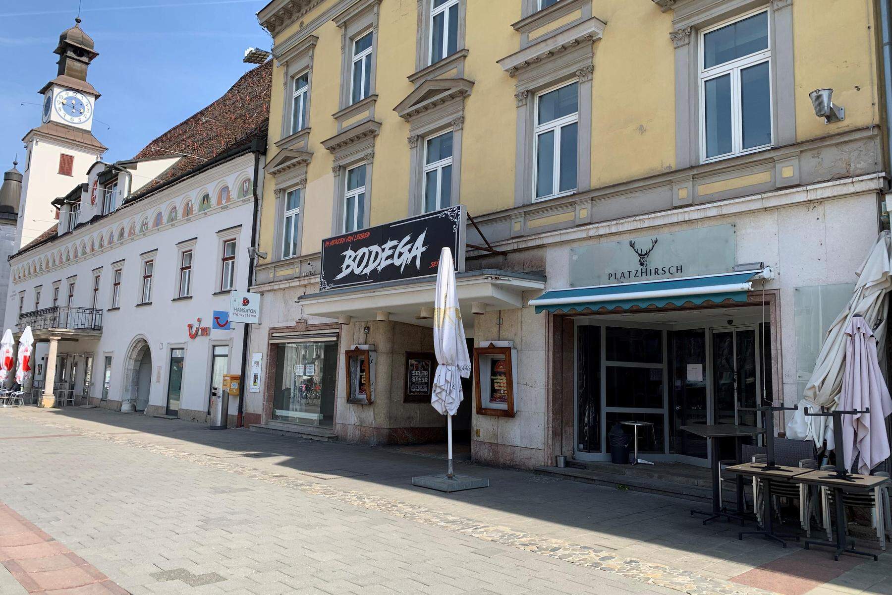 Neuer Betreiber gesucht: „Platzhirsch“ am Leobener Hauptplatz röhrt nicht mehr