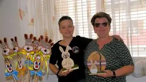 Auch heuer sorgten wieder zehn Aussteller unter der Organisation von Ingeborg Kohlfürst für regen Besuch beim Pöllauer Ostermarkt