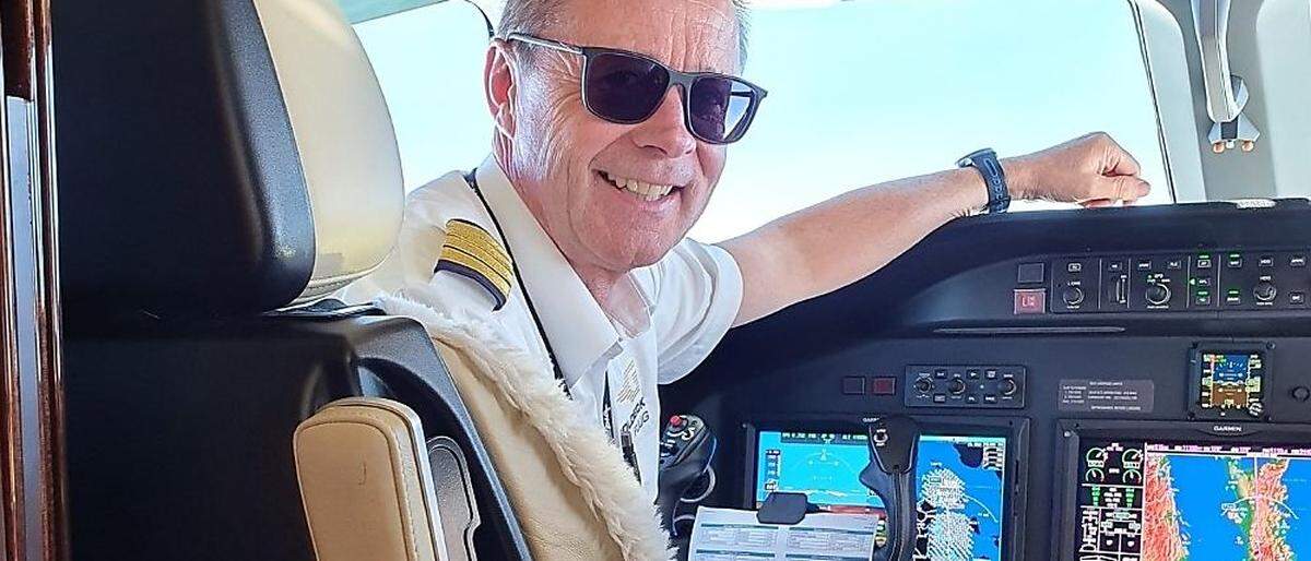Der gebürtige Kaindorfer Harry Gruber fliegt seit 25 Jahren