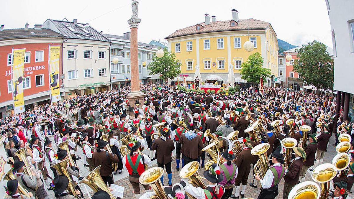 Solche Bilder wie beim Bezirksmusikfest 2019 wird es wohl in dieser Form nicht mehr so schnell geben