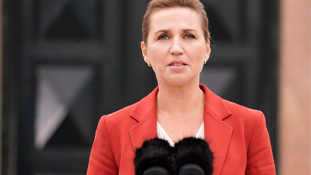 Die dänische Ministerpräsidentin Mette Frederiksen