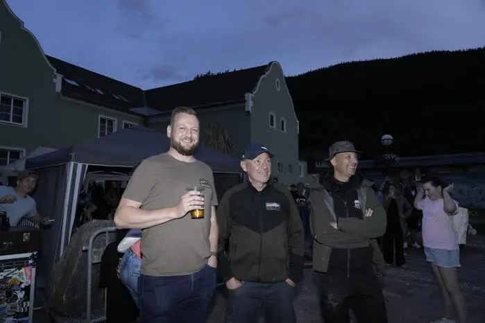 Unter den Partygästen waren auch Bürgermeister Thomas Rauninger und Mister Erzbergrodeo Karl Katoch.