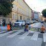 Klimakleber blockierten Petersgasse in Graz